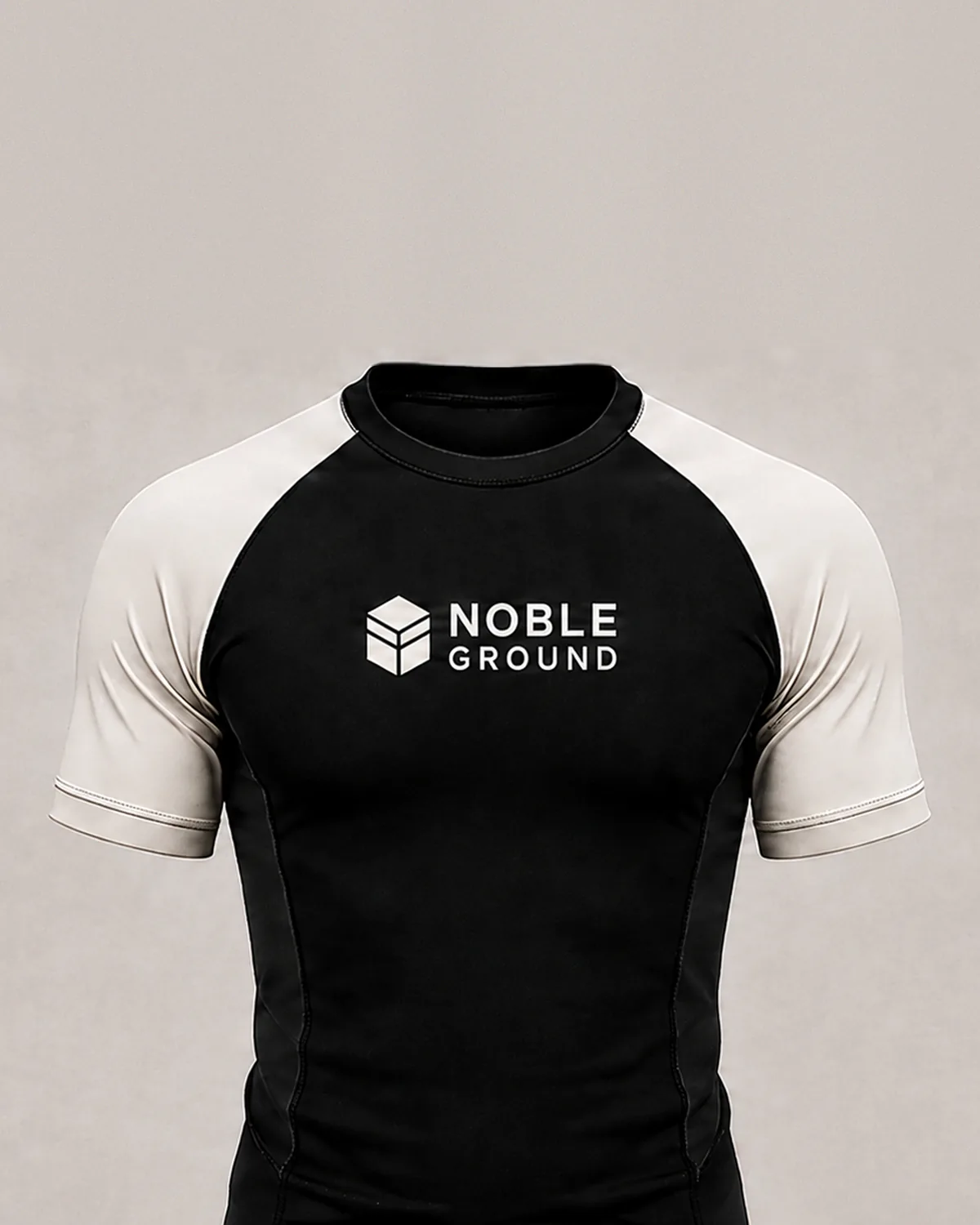 Rashguard de jiu jitsu Contrast, vista de frente